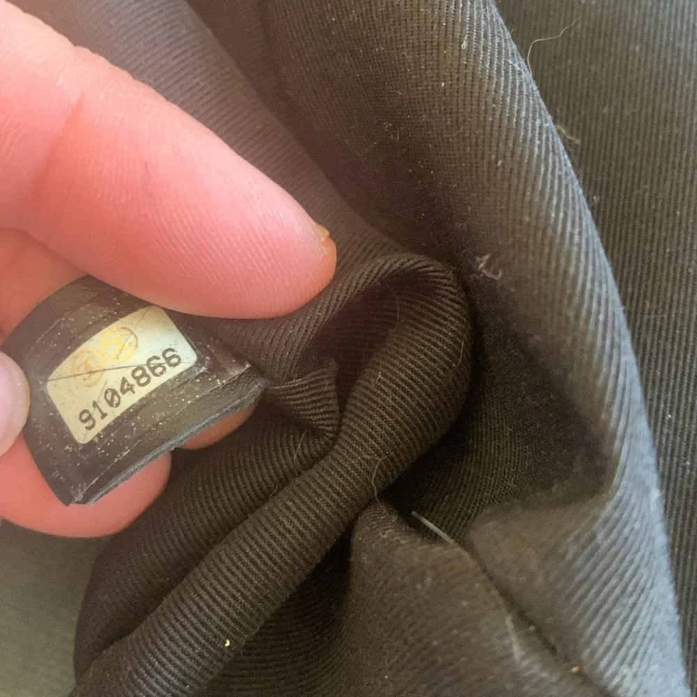 Chanel Petite Caviar tote black gold authentic “ needs strap rings “